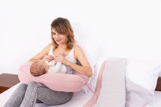 Kidscom Μαξιλάρι Εγκυμοσύνης & Θηλασμού Ροζ