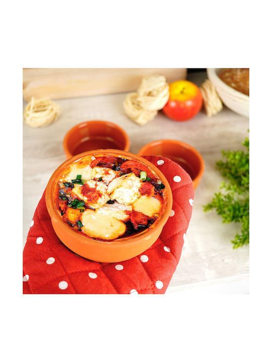 Excellent Houseware Στρογγυλό Πυρίμαχο Σκεύος Κεραμικό 12cm 3τμχ