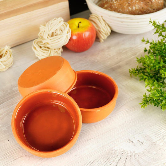 Excellent Houseware Кръгла Огнеупорно Съд Керамика 12см 3бр
