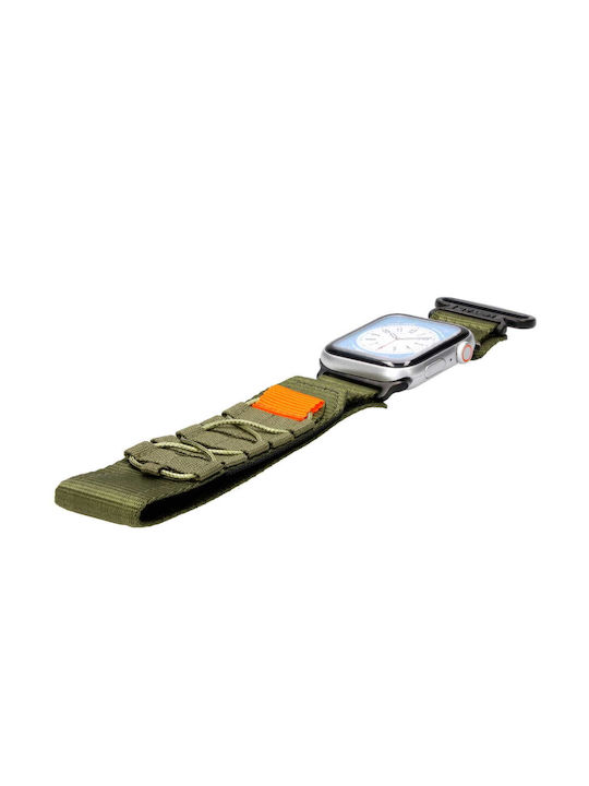 Curea Sporty Bizon Watch Adventure Band Apple Watch 44 45 46 49 Mm Kaki