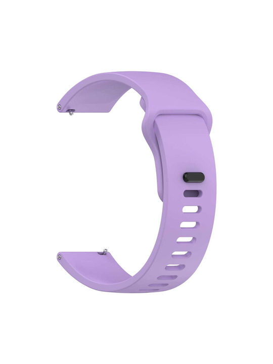 Silicone Tragbare Bänder Smartwatch Bizon Strap Watch Silicone Pro H Quickrelease 22 Mm Lila