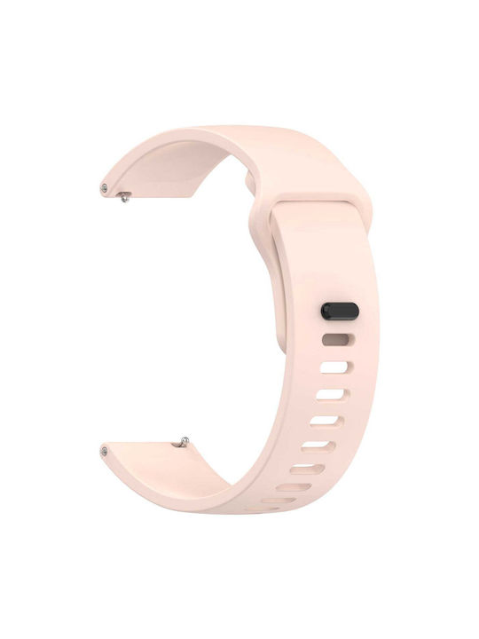 Silicone Tragbare Bänder Smartwatch Bizon Strap Watch Silicone Pro H Quickrelease 22 Mm Rosa