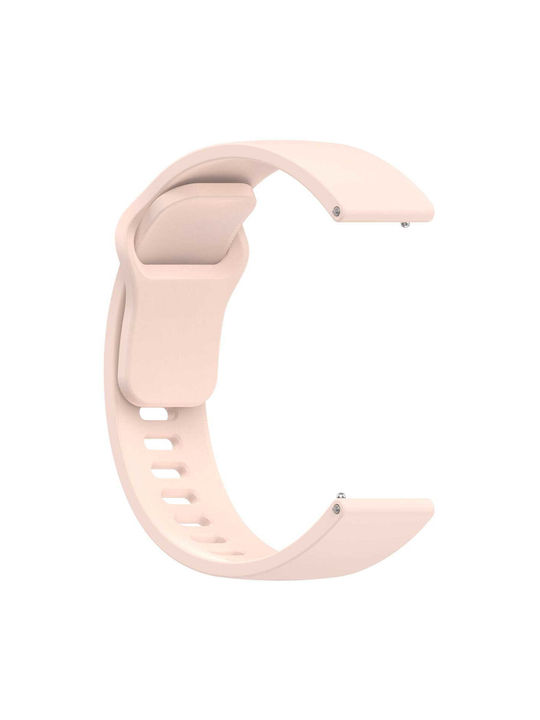 Silicone Tragbare Bänder Smartwatch Bizon Strap Watch Silicone Pro H Quickrelease 22 Mm Rosa