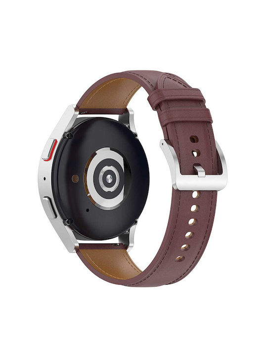 Curea Bizon Strap Ceas Casual 20 Mm Galaxy Watch FE 7 6 6 Classic 5 5 Pro 4 4 Classic Maro Închis Curea Bizon Strap Ceas Casual 20 Mm Galaxy Watch FE 7 6 6 Classic 5 5 Pro 4 4 Classic Maro Închis