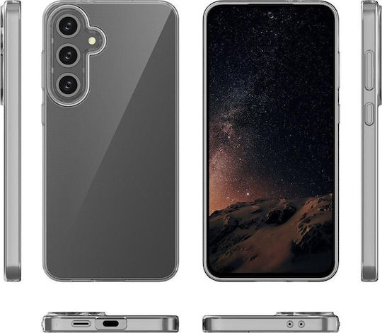 eSTUFF Umschlag Rückseite Silikon Transparent (Galaxy S24 FE)