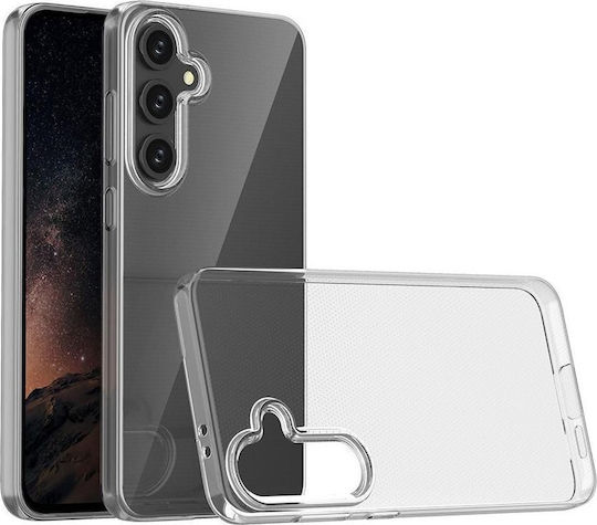 eSTUFF Umschlag Rückseite Silikon Transparent (Galaxy S24 FE)