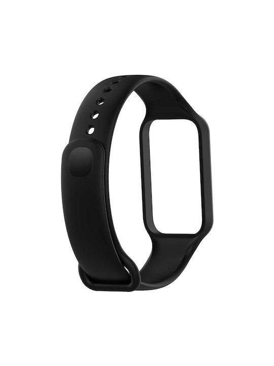 Bizon Strap + Case Watch Dots Xiaomi Redmi Smart Band 2 Xiaomi Mi Band 8 Active Black