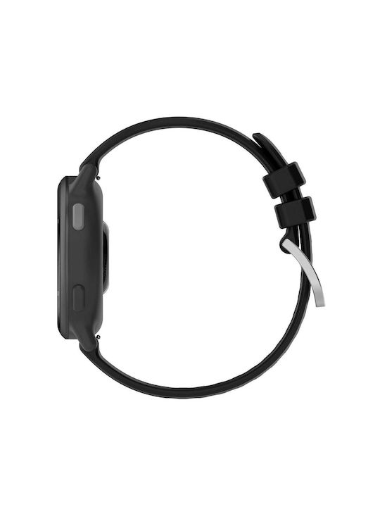 Curea Silicon Ceas Inteligent Bizon Strap Watch Silicon Pro T Eliberare Rapidă 20 Mm Negru