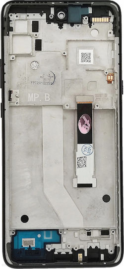 LCD-Display + Touch-Mechanismus Motorola Moto G 5G XT2113 Gebraucht Schwarz Rahmen