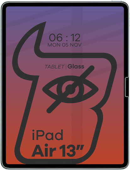 Bizon Glass Tab Clear Shadow Tempered Privacy Glass iPad Air 13" 2025 2024 Colorate 2 Bucăți
