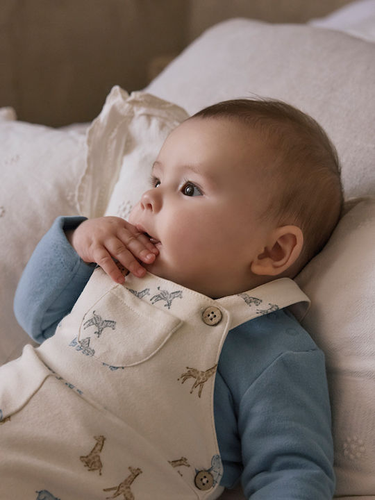 Mayoral Babystrampler Langärmliges Hellblau
