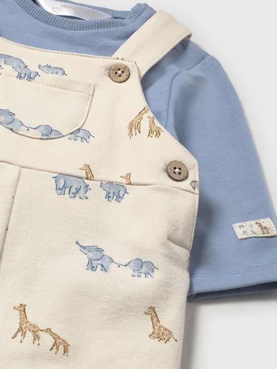 Mayoral Babystrampler Langärmliges Hellblau