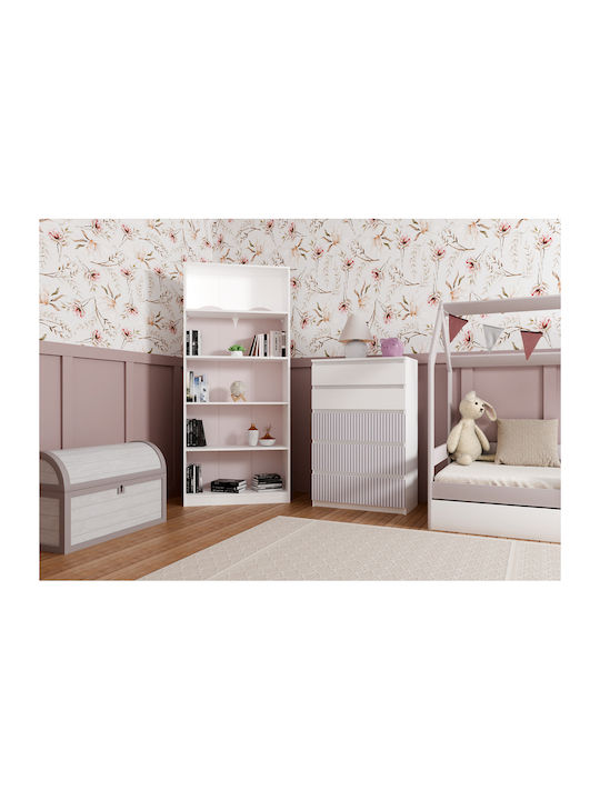 Ντουλάπι Δαπέδου Ξύλινο Λευκό 70x40x110cm