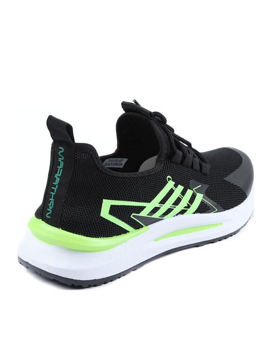 Sport Sneakers Black / Green