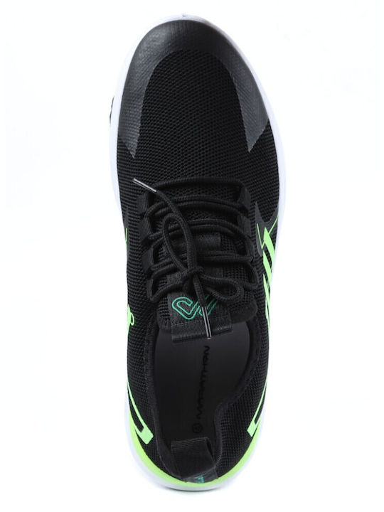 Sport Sneakers Black / Green