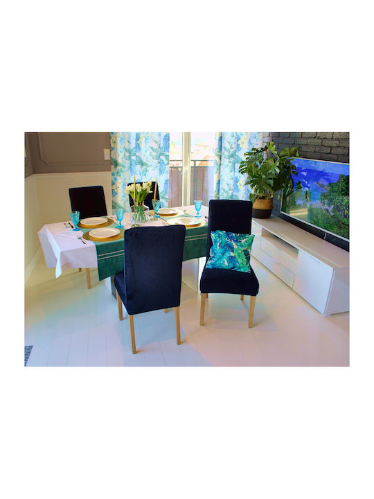 Ubieramy Meble Elastic Cover for Chair Navy Blue 1pcs