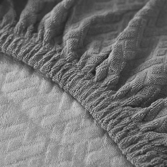Ubieramy Meble Elastische Abdeckung für Sessel Gray 1Stück