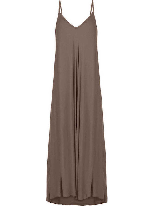 Maxi Kleid Braun