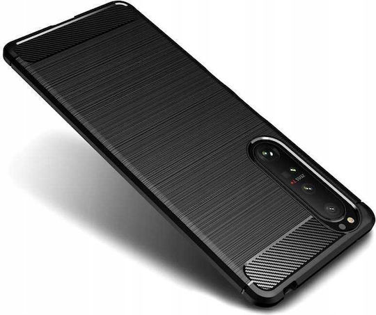 Spacecase Carbon Back Cover Μαύρο (Xperia 1 IV)