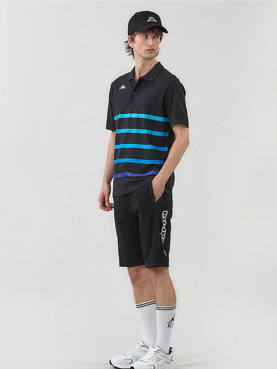 Feystripe Polo Short Sleeve T-shirt Black
