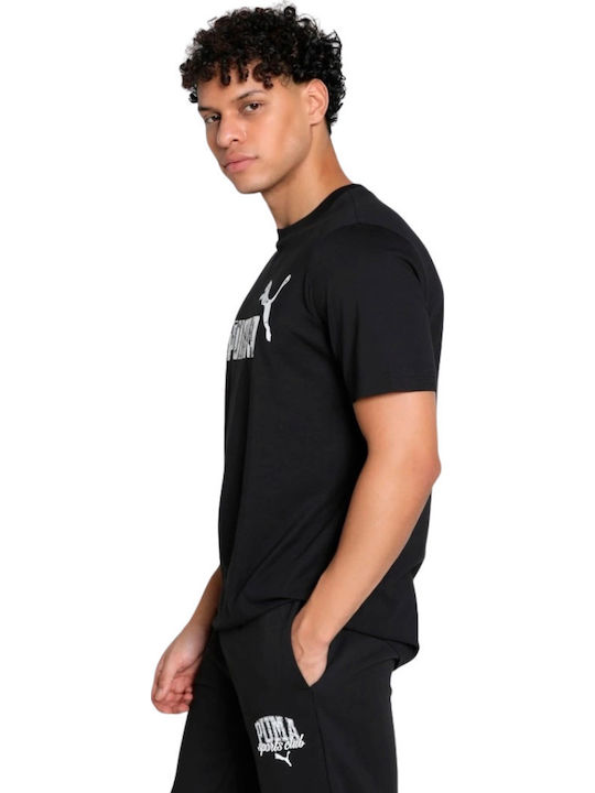 Grafiken Sportliches T-Shirt Schwarz