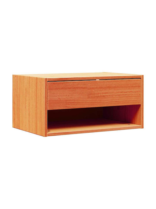 Nachttisch Wax Brown 50x32.5x24cm