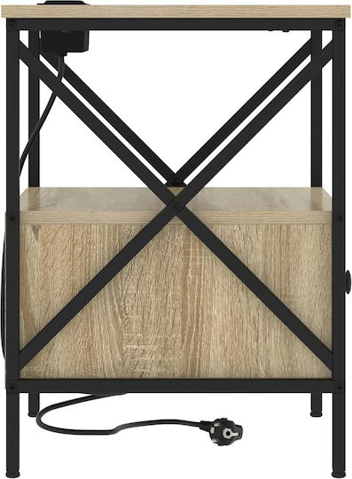 Noptiere Stejar Sonoma 2buc 41.5x40.5x55cm