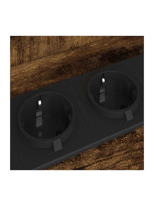 Nachttisch Smoky Oak 55x31x76cm