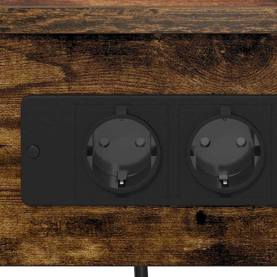 Nachttisch Smoky Oak 41x31x51cm