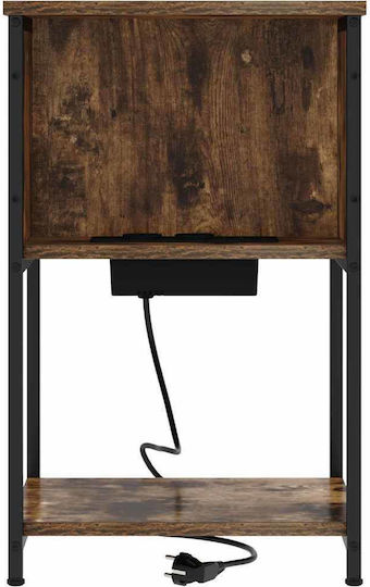 Nachttisch Smoky Oak 38x31x61cm