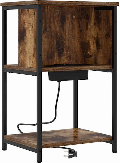 Nachttisch Smoky Oak 38x31x61cm
