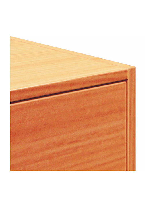 Nachttisch Wax Brown 50x32.5x24cm