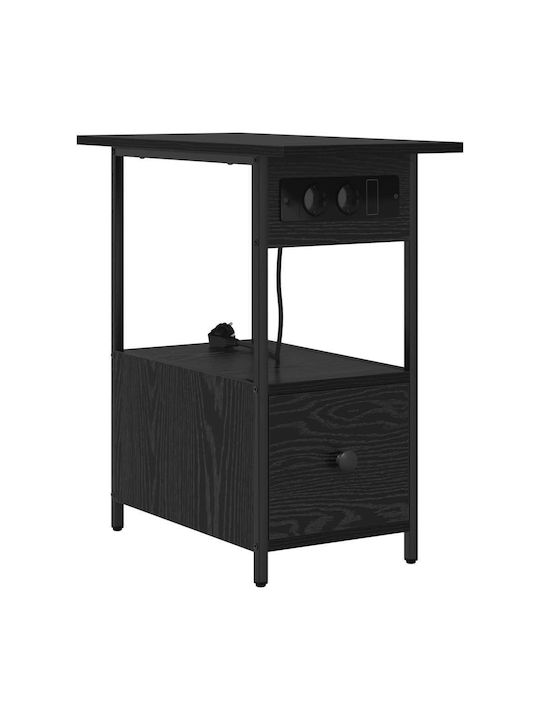 Nachttisch Black oak 60x30x61cm