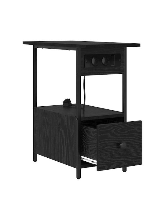Nachttisch Black oak 60x30x61cm