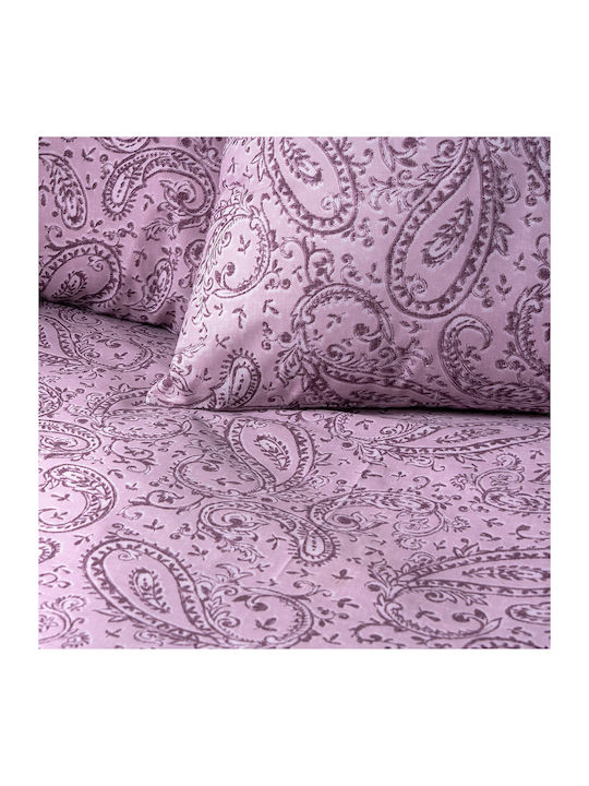 Beauty Home Sheet Sets King Size 270x260cm. Aelia Art 12257 Lilac 4pcs