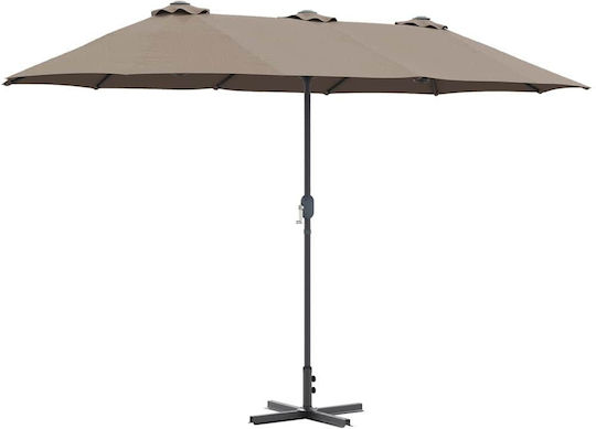 Umbrelă Din aluminiu Maro 3.8x1.96m