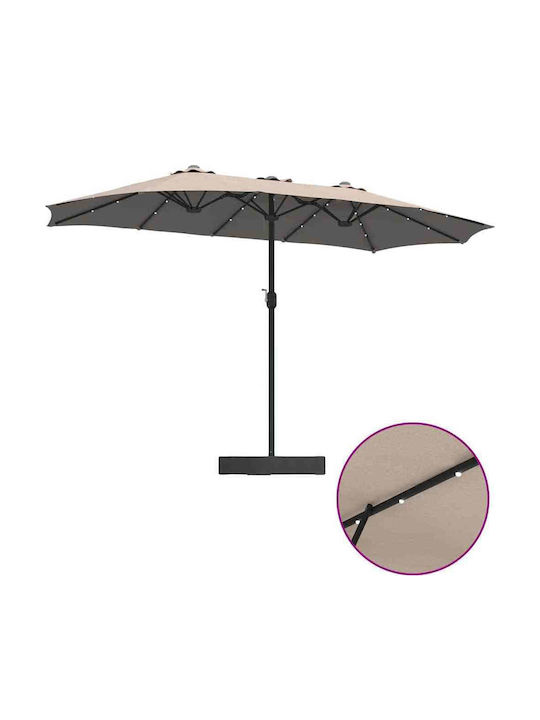 Umbrelă Din Aluminiu Maro 3.85x2.09xÎnălțime 2.44m