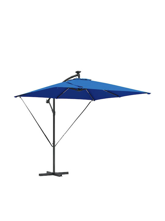 Umbrelă Din aluminiu Albastru 2.94x2.94m