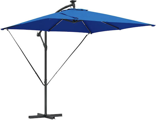 Umbrelă Din aluminiu Albastru 2.94x2.94m