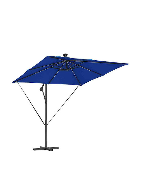 Umbrelă Din aluminiu Albastru 2.94x2.94m