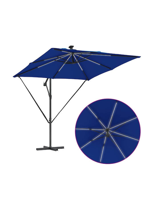 Umbrelă Din aluminiu Albastru 2.94x2.94m