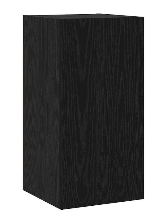 Wohnzimmer TV-Einheit Black Oak L60xB30xH30.5cm