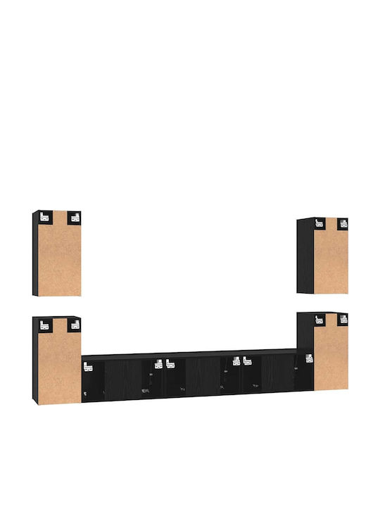Wohnzimmer TV-Einheit Black Oak L60xB30xH30.5cm