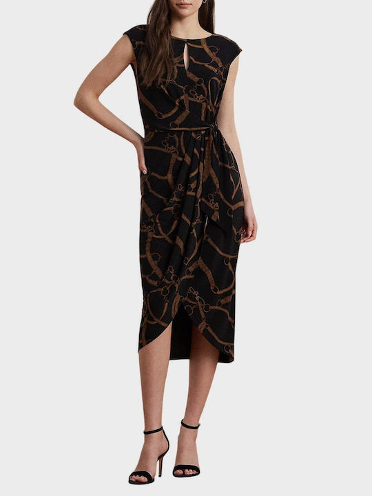 Midi Abendkleid Wickel Gemischt