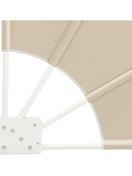 vidaXL Garden Sideway Sunshade Roller Beige 1.4x1.4cm