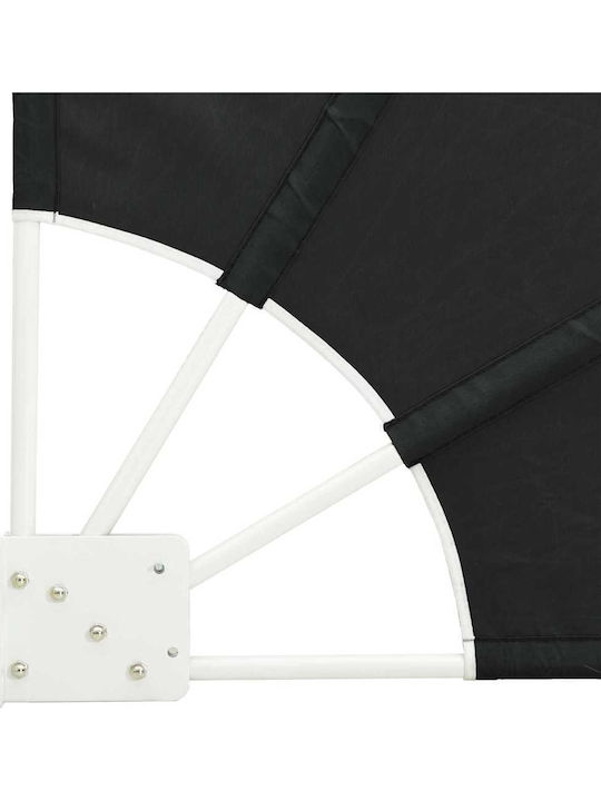 vidaXL Garden Sideway Sunshade Roller Gray 1.15x1.15cm