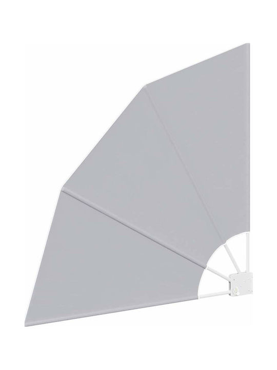 vidaXL Seitenrolloschatten Garten Gray 1.15x1.15m