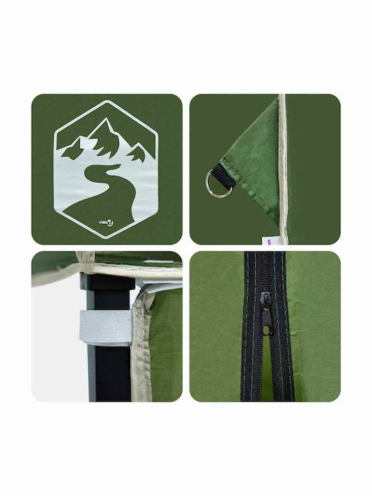 vidaXL Gazebo Grădină Verde x2m