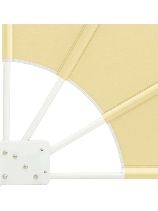 vidaXL Garden Sideway Sunshade Roller Beige 1.4x1.4cm