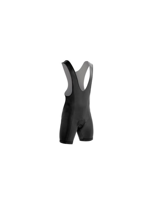 Men's Cycling Pants with Braces Black
